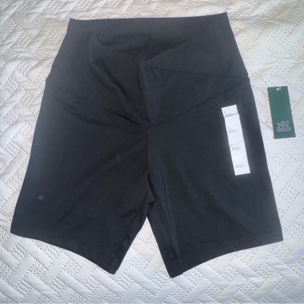 Wild Fable Women's Classic Black Bike Shorts